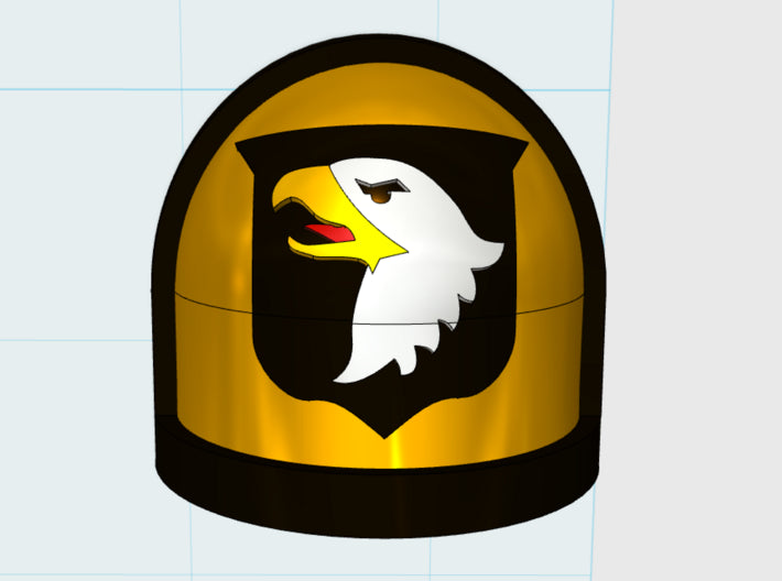 10x Screaming Eagles - G:7a Shoulder Pad 3d printed