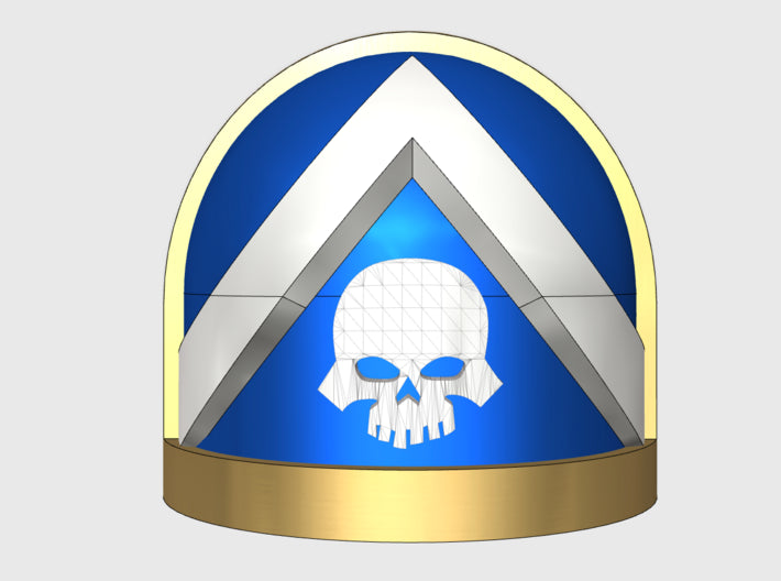 10x Devastator Skull - G:7a Shoulder Pad 3d printed