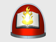 10x Divine Word - G:4a Shoulder Pad 3d printed