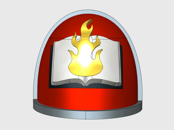 10x Divine Word - G:4a Shoulder Pad 3d printed