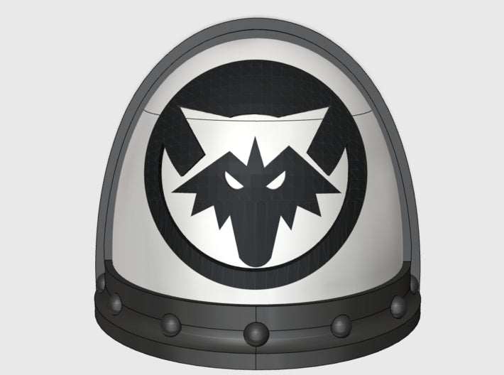 10x Moon Wolves - G:3b Shoulder Pad 3d printed