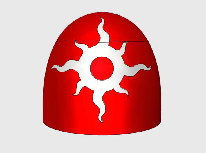 10x Sorcerer Sun - G:5a Shoulder Pad 3d printed