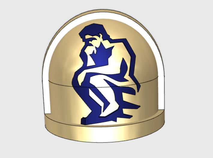 10x the Thinker - G:7a Shoulder Pad 3d printed