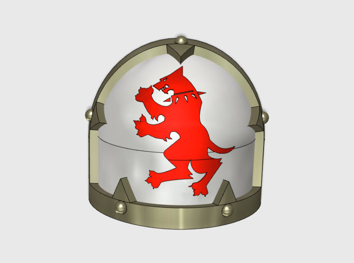 8x Warhounds - Malice Shoulder Pad 3d printed