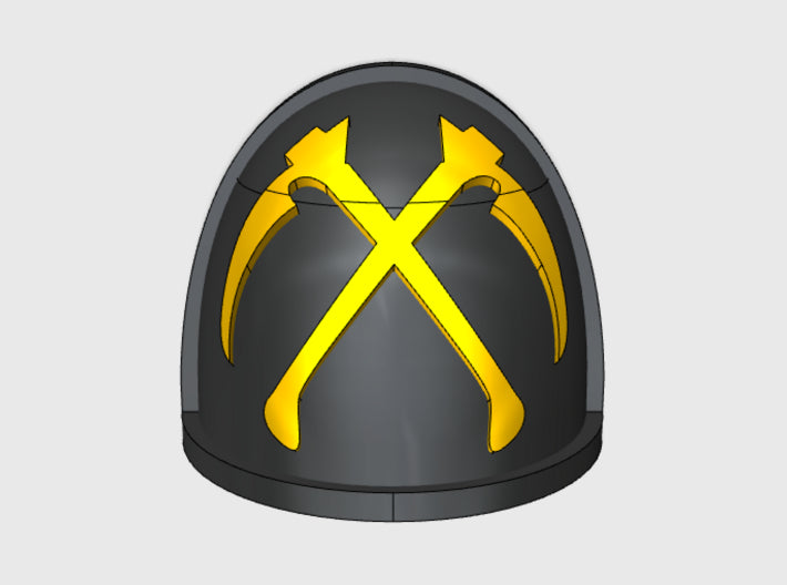 10x Scythes of the Empire - G:4a Shoulder Pad 3d printed