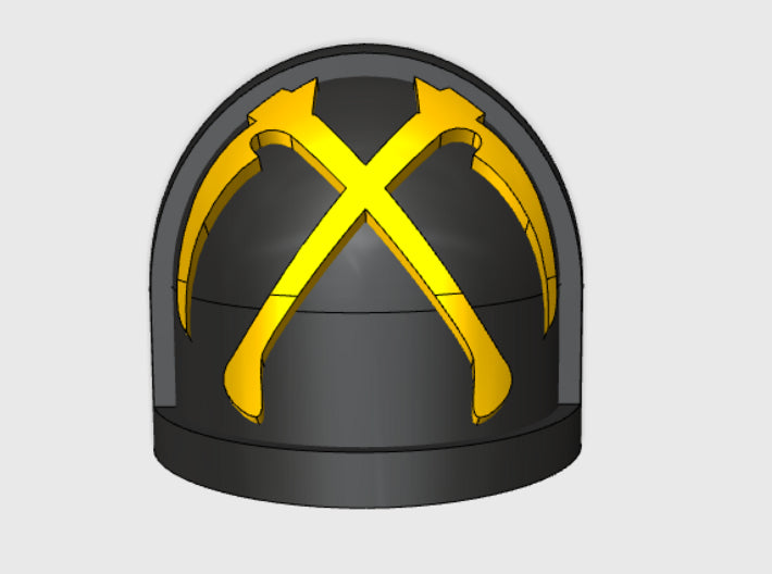 10x Scythes of the Empire - G:7a Shoulder Pad 3d printed