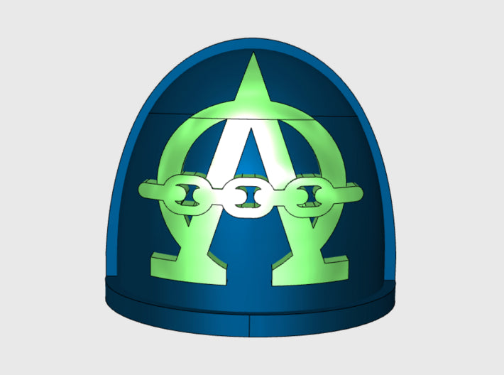 10x Alpha Phalanx - G:4a Shoulder Pad 3d printed