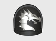 10x Black Dragons - Gen7:Standard Right Shoulder x 3d printed