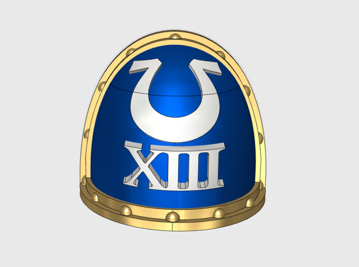 10x Ultra XIII - G:2a Shoulder Pad 3d printed