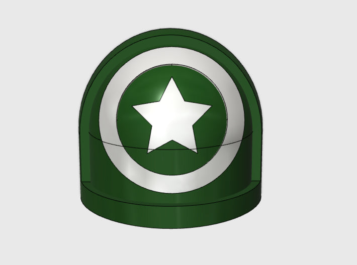 10x American Star - G:7a Shoulder Pad 3d printed