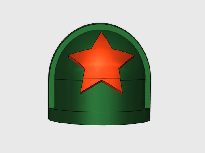 10x Star - G:7a Shoulder Pad 3d printed