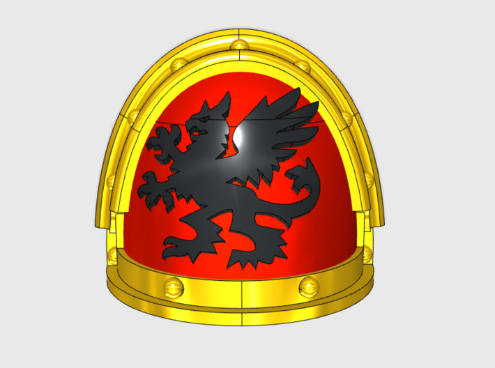 10x Howling Griffons - G:3a Shoulder Pad 3d printed