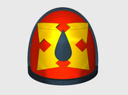 10x Blood Assault - G:4a Shoulder Pad 3d printed