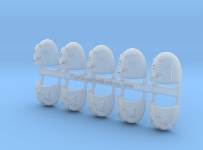 10x Blood Assault - G:5a Shoulder Pad 3d printed