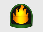 10x Dragon Flame - G:7a Shoulder Pad 3d printed