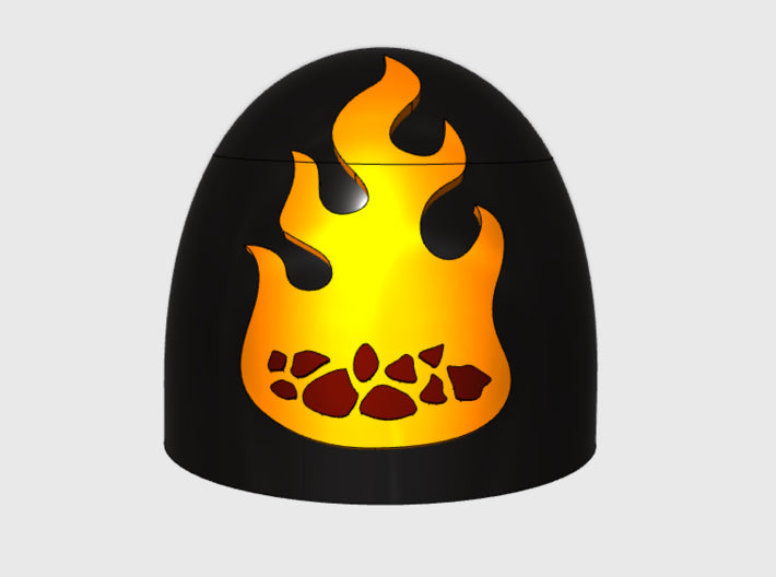 10x Ember Flames - G:5a Shoulder Pad 3d printed