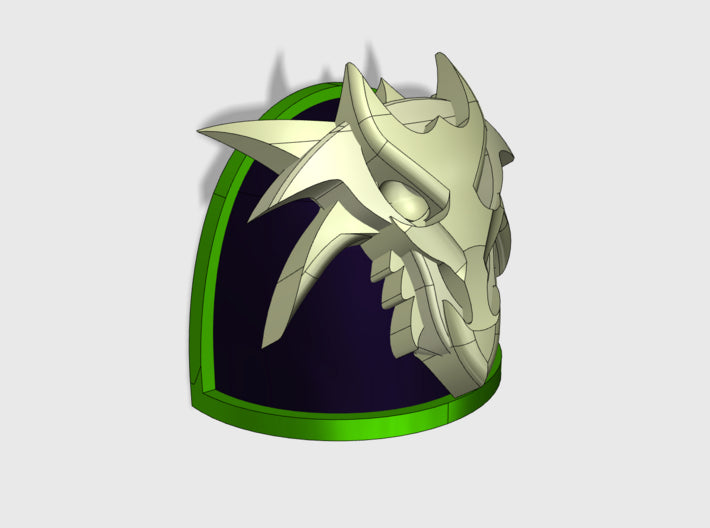 10x Dragon Skull 3D - G:4a Shoulder Pad 3d printed