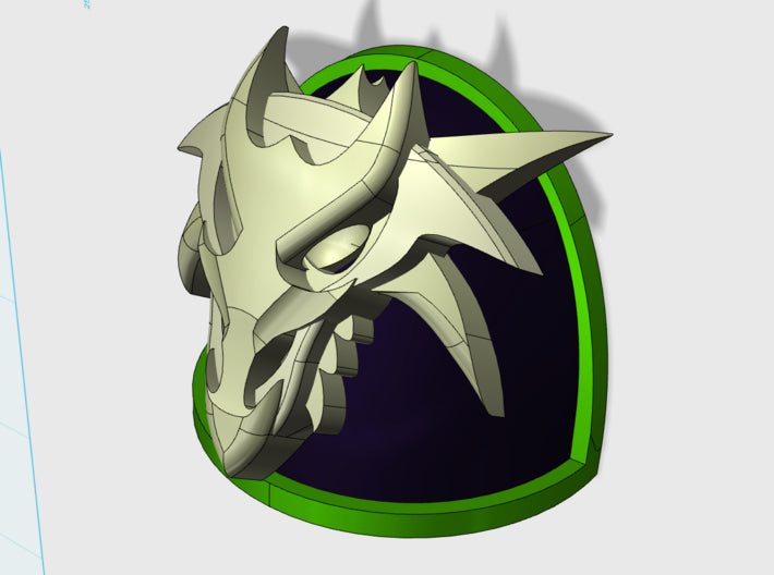 10x Dragon Skull 3D - G:4a Shoulder Pad 3d printed