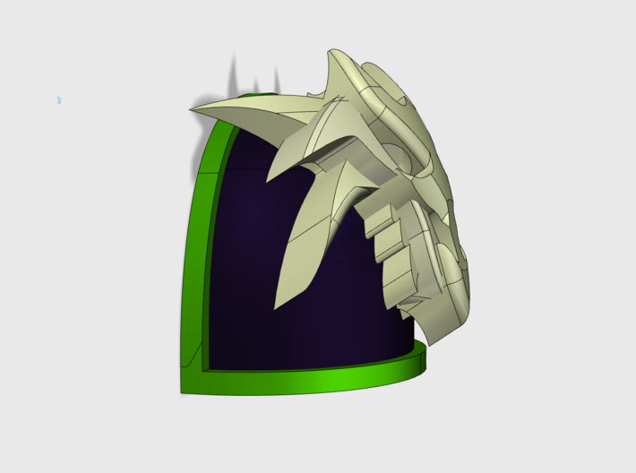 10x Dragon Skull 3D - G:4a Shoulder Pad 3d printed