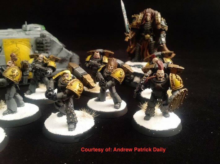 10x Wolf Rampant - G:3a Shoulder Pad 3d printed