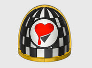 10x Lamented Heart - G:4a Shoulder Pad 3d printed