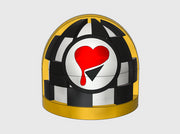 10x Lamented Heart - G:7a Shoulder Pad 3d printed