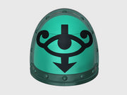 10x Warmasters Eye - G:2a Shoulder Pad 3d printed