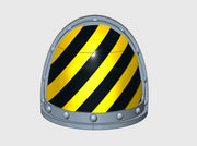 10x Hazard Lines - G:2a Shoulder Pad 3d printed