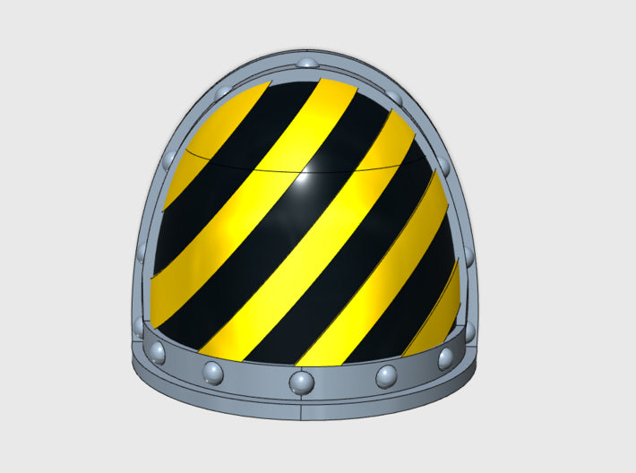 10x Hazard Lines - G:2a Shoulder Pad 3d printed