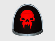 10x Fang Skull - G:4a Shoulder Pad 3d printed