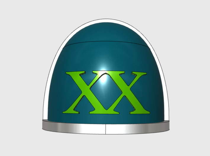 10x Numeral 20 - G:4a Shoulder Pad 3d printed