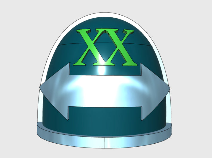 10x Tactical 20 - G:4a Right Shoulder 3d printed