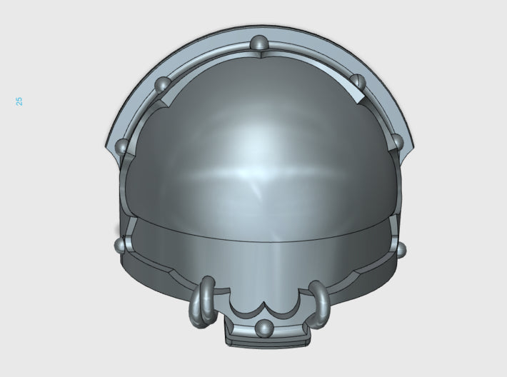 10x Base - T:4a Chaos Terminator Shoulders 3d printed