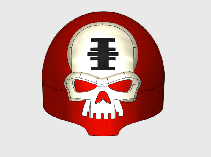 10x Red Hunters - T:1a Terminator Shoulders 3d printed