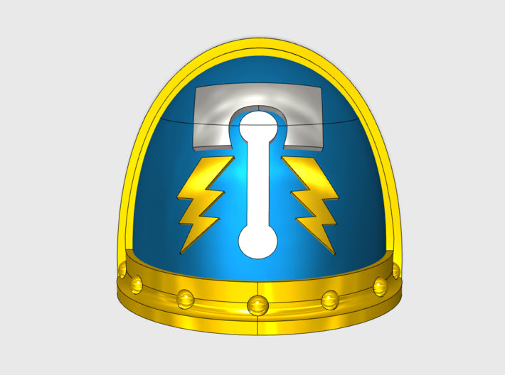 10x Celestant Prime - G:3a Shoulder Pads 3d printed