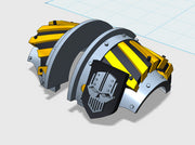 Iron Legion 1 - T:2a Cataphractii Shoulder Sets 3d printed