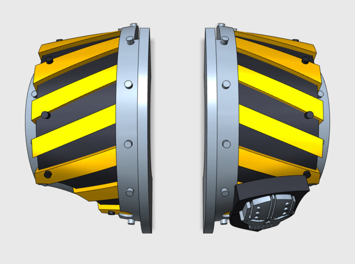 Iron Legion 1 - T:2a Cataphractii Shoulder Sets 3d printed