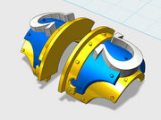 Ultra Legion 2 - T:2a Cataphractii Shoulder Sets 3d printed