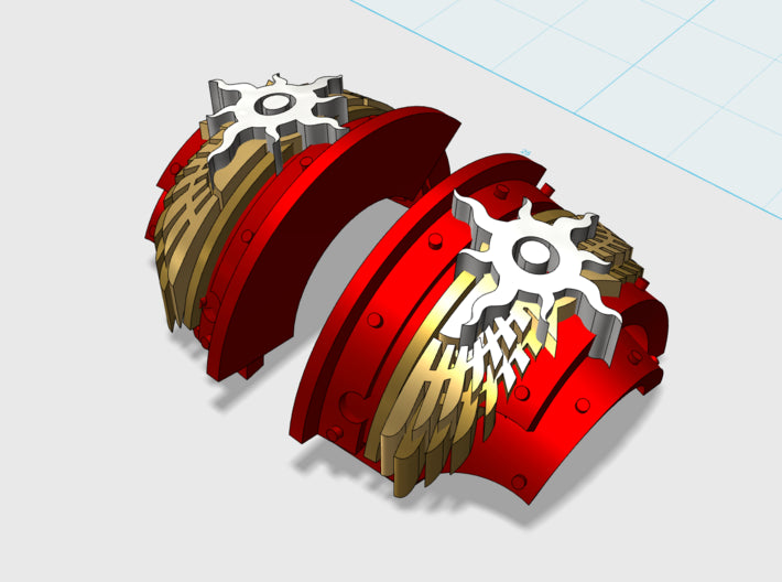 Sorcerer Sun - T:2a Cataphractii Shoulder Sets 3d printed
