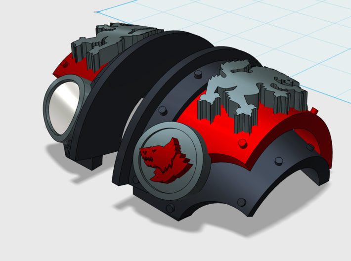 Wolf Legion 2 - T:2a Cataphractii Shoulder Sets 3d printed