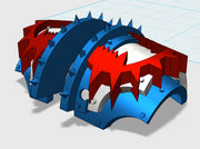 Wrecker Legion - T:2a Cataphractii Shoulder Sets 3d printed