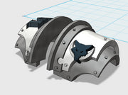 Moon Wolves 2 - T:2a Cataphractii Shoulder Sets 3d printed