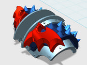 Nightmare Cult - T:2a Cataphractii Shoulder Sets 3d printed