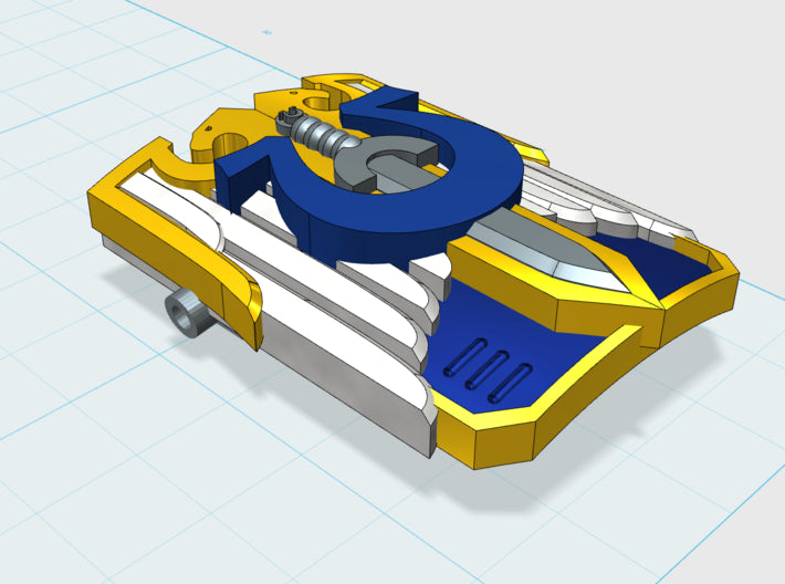 Ultra Legion - Invictus Shields w/Gun 3d printed Medium = 5 Shields