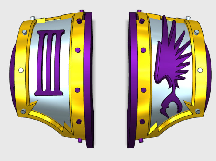 Winged Talon - T:2a Cataphractii Shoulder Sets 3d printed