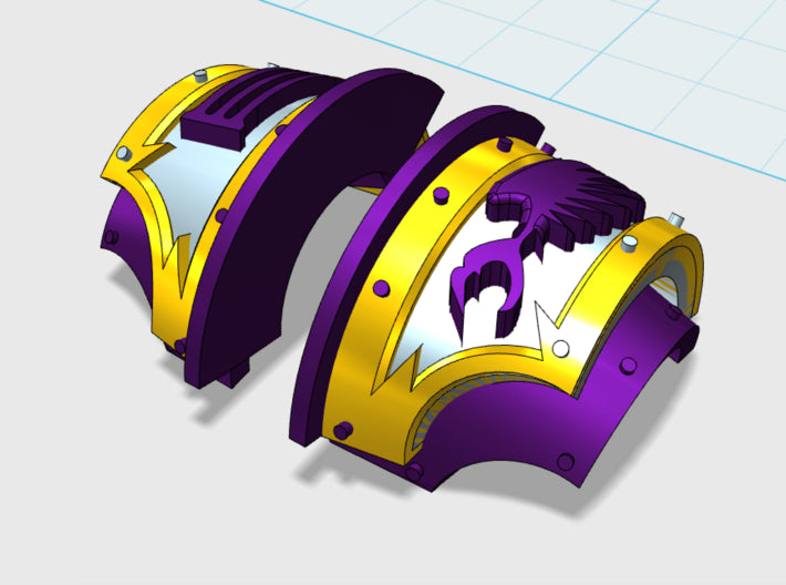Winged Talon - T:2a Cataphractii Shoulder Sets 3d printed