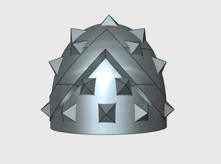 10x Heavy Support 1 - G:6a Spiked Shoulder Pads 3d printed