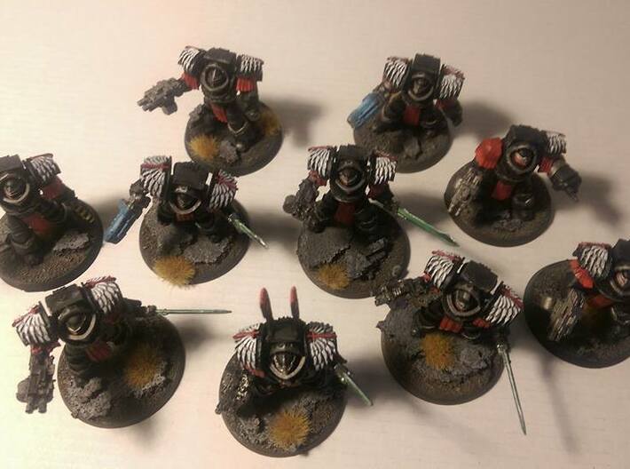 Winged Sword - T:2a Cataphractii Shoulder Sets 3d printed Thank you Chris Bannon