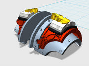 Divine Word - T:2a Cataphractii Shoulder Sets 3d printed