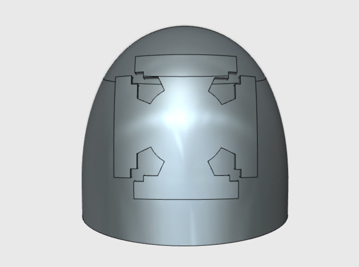 10x Elite 1 - G:5a Shoulder Pads 3d printed